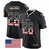 Nike Raiders 28 Josh Jacobs Black USA Flash Fashion Limited Jersey Dyin,baseball caps,new era cap wholesale,wholesale hats